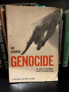 “We Charge Genocide” pamphlet (Civil Rights Congress, 1951).