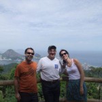 Leon Fink, Paulo Fontes, and Larissa Rosa Correa at the Tijuca Forest
