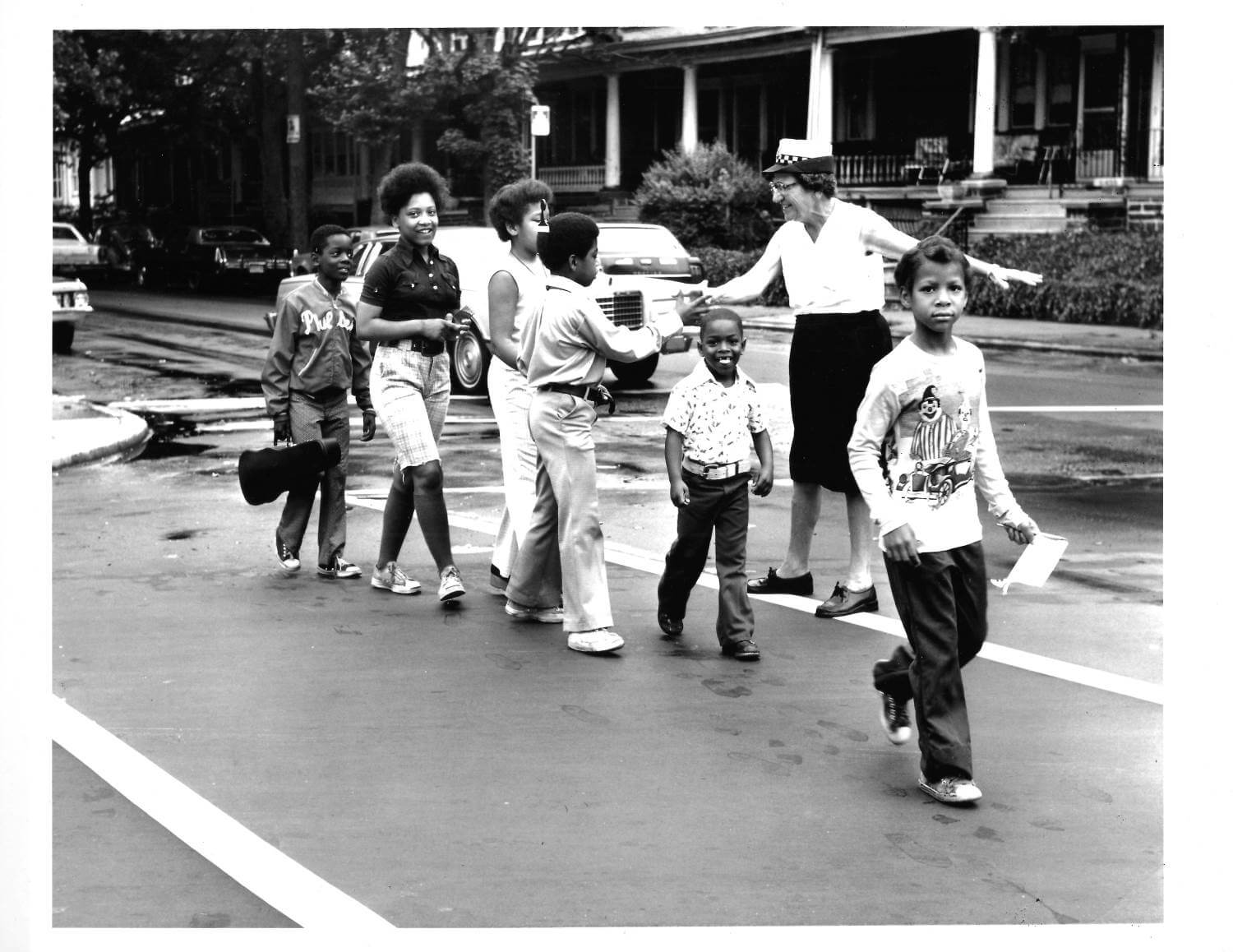 school children crossing guards